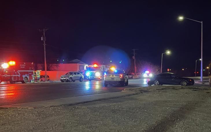 South Chadbourne Crash Temporarily Closes Roadway