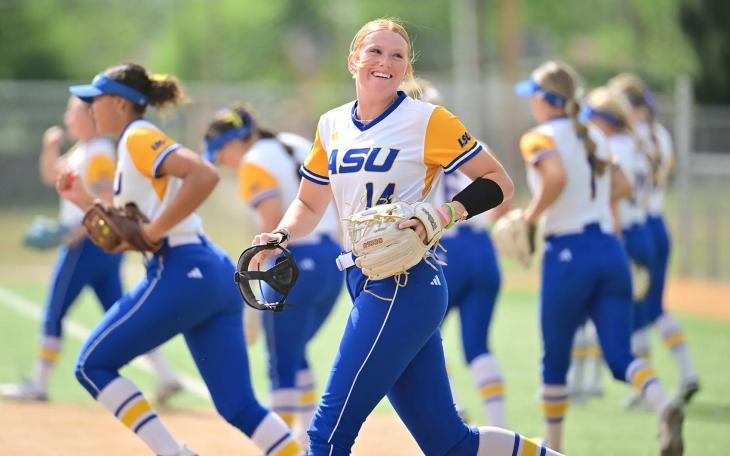ASU senior pitcher Cheyenne Floyd was named the 2025 LSC Preseason Pitcher of the Year.