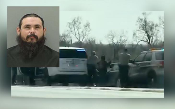 Jose Guardo, 34, of Roswell, New Mexico, was taken into custody without incident. 