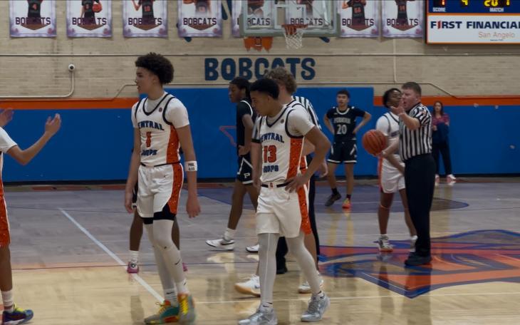 Central Bobcats Basketball in action against Odessa Permian 2025