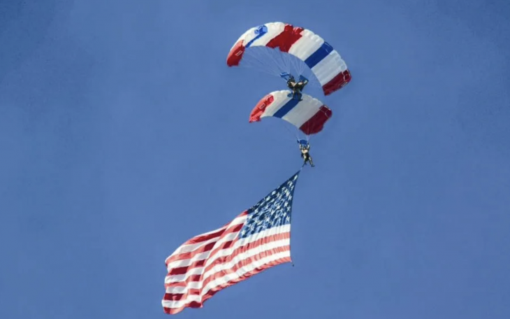 A team of retired Navy SEALs will parachute into Foster Field before an Angelo State University baseball game Saturday, March 1.