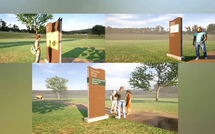 The San Angelo City Council has unanimously approved the wayfinding signage project for the Concho River Walk, along with an expansion to add three additional signs extending the system to the Texas Bank Sports Complex.