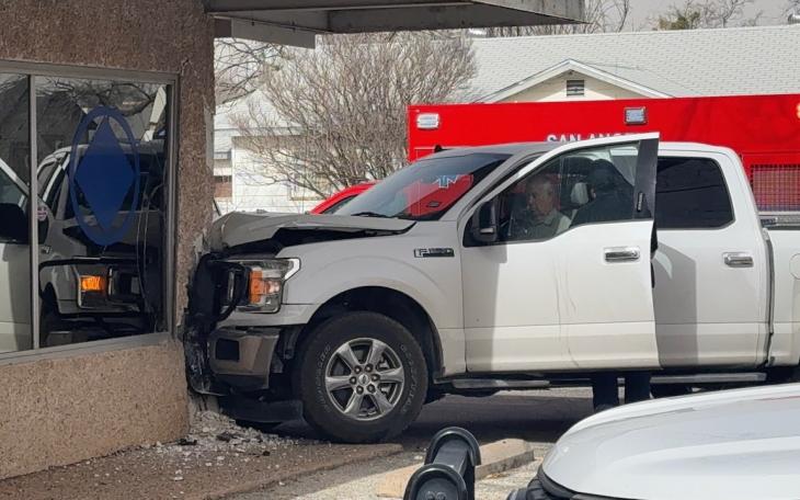 White Pickups on a Rampage: Wreaking Havoc in the Streets of San Angelo on March 12, 2025.