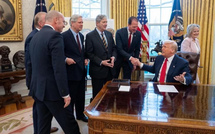 President Trump signed Congressman August Pfluger's (TX-11) Congressional Review Act (CRA) to reverse Biden's ill-conceived natural gas tax into law.
