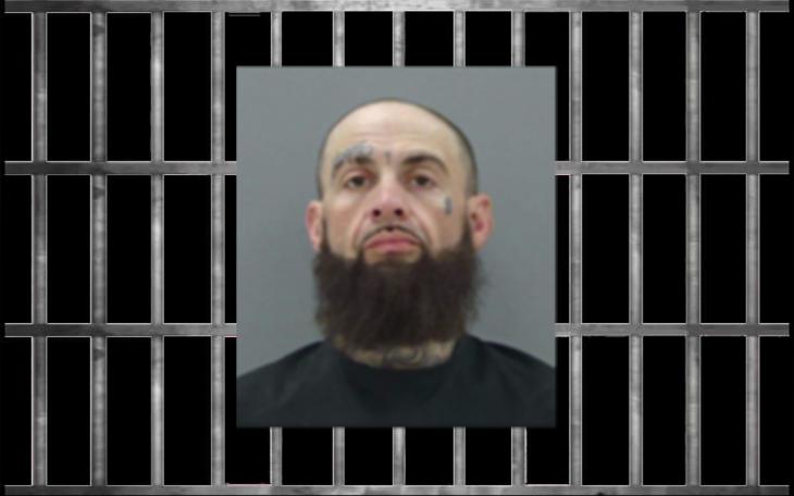 Steven West, 42, was arrested for unlawful possession of a firearm by a felon.