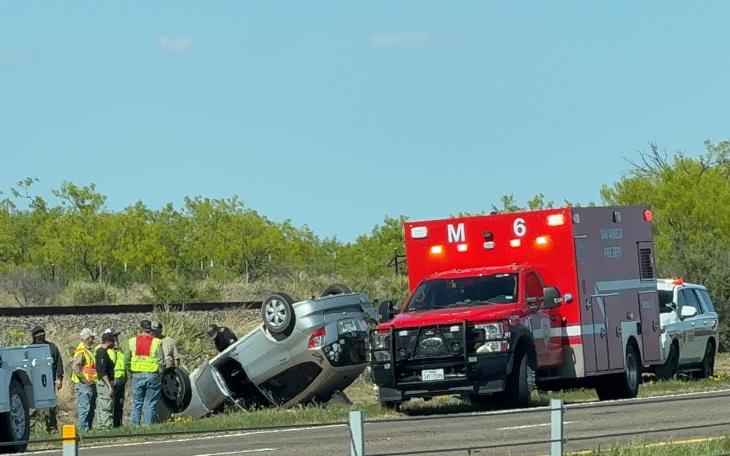Two teenagers managed to avoid injury Monday after they were involved in a rollover crash on US Highway 67 northeast of San Angelo.