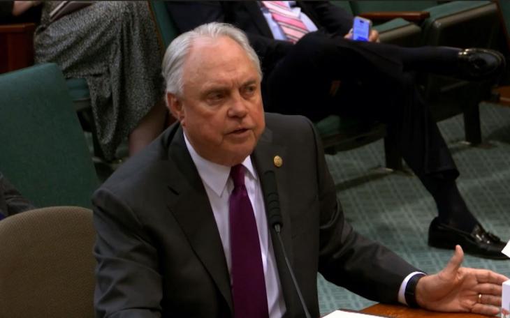 Rep. Drew Darby testifies.