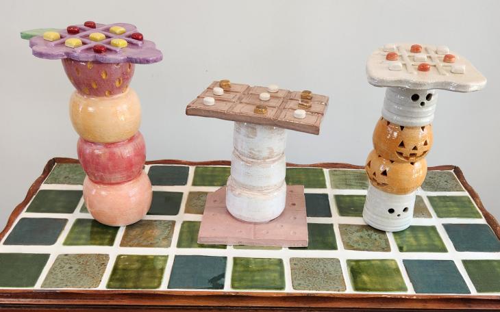 "Tic-tac-toe Towers" by Madeline Bukowsk