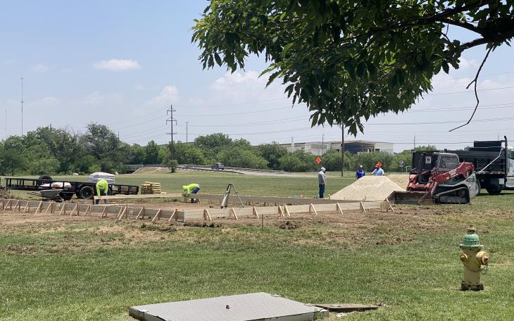Kirby Park Splash Pad construction begins