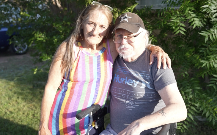 Ray Cook and his wife