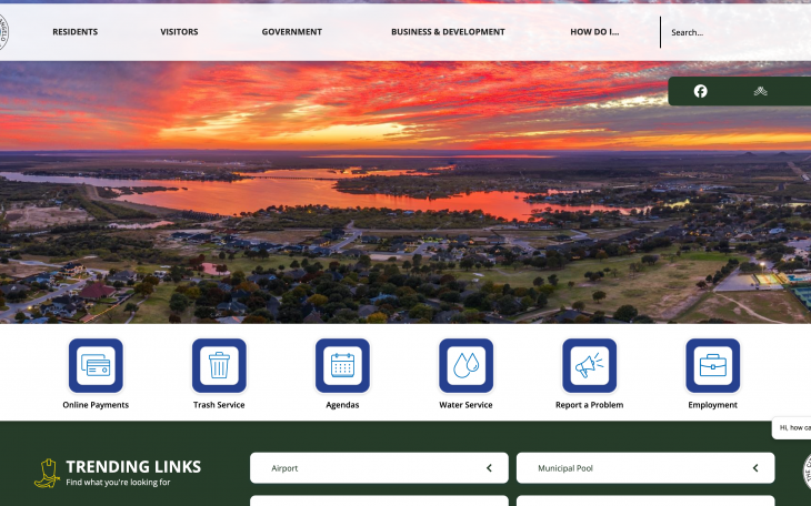 The City of San Angelo has launched a new official website. 