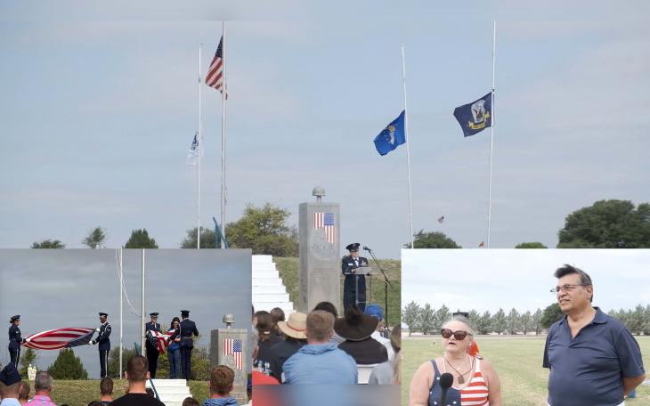A Memorial Day ceremony was held Monday morning at Johnson’s Lawnhaven Memorial Gardens to honor fallen service members and reflect on the cost of freedom.