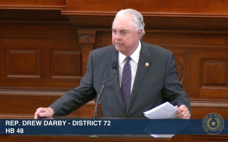 In April 2025, State Rep. Drew Darby presents his legislation, House Bill 48, along with Senate Bills 494 and 1806. These are the nation’s toughest laws against organized oilfield crime, empowering the Texas Department of Public Safety to crack down on gangs and cartels.
