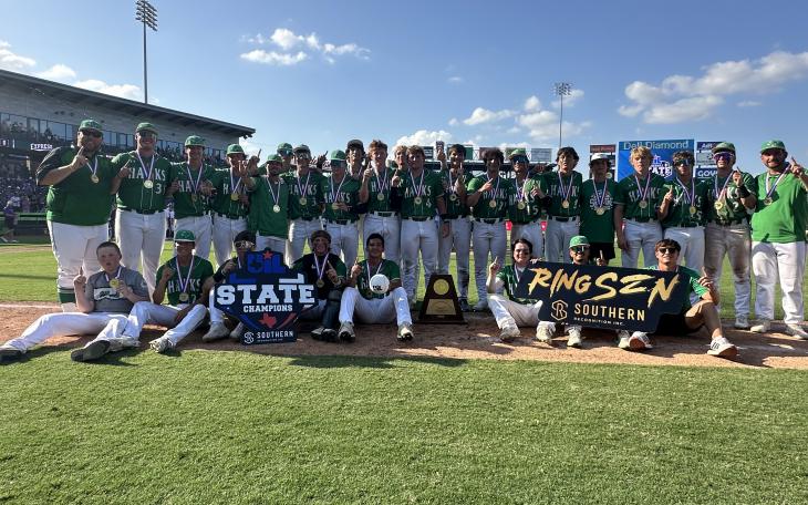 The Wall Hawks left no doubt they were the best baseball team in the state with a runaway win over Thrall on Thursday to claim their second state title in program history.
