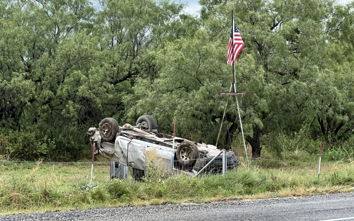 One person was taken to the hospital after a rollover crash on FM 2288 outside San Angelo on Thursday afternoon.