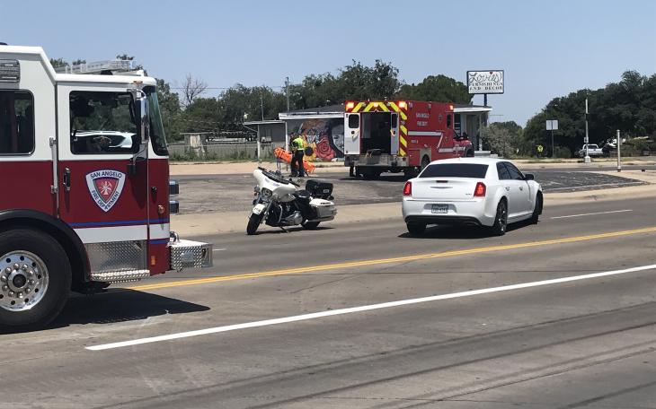 A crash on Avenue N on Tuesday afternoon resulted in one person being taken to the hospital.