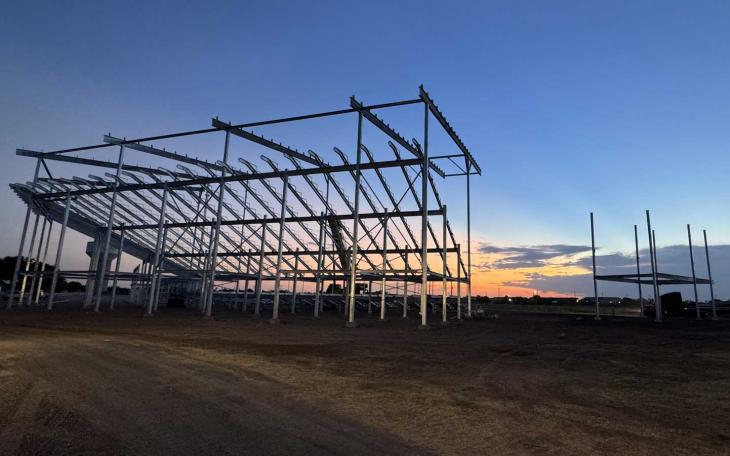The new stands at the San Angelo Roping Arena on the rodeo grounds behind the Coliseum.