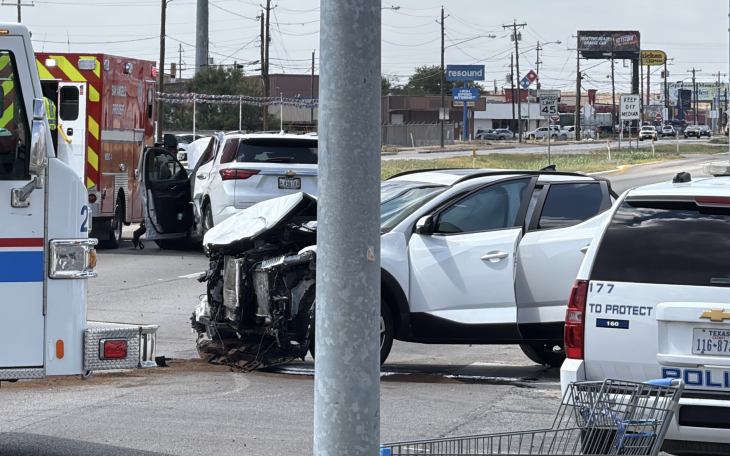 Crash at 23rd Street and North Bryant Boulevard