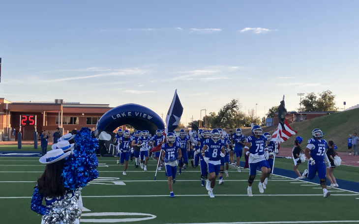 The Lake View Chiefs are facing their biggest deficit of the season tonight at halftime against the Levelland Lobos at San Angelo Stadium.