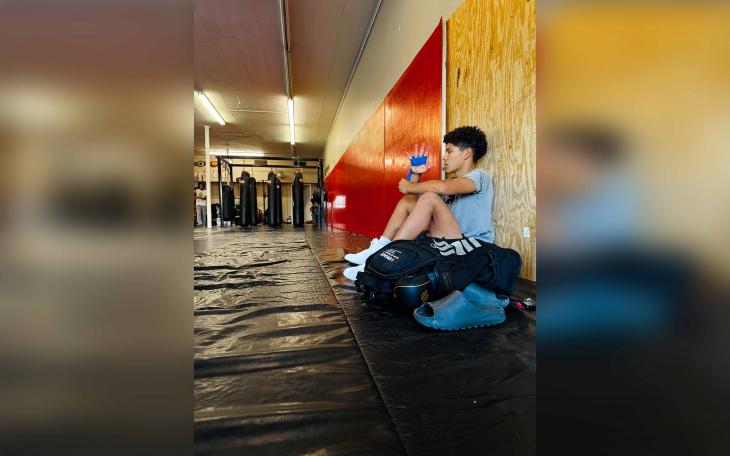 Central High School graduate Caleb Arredondo, 18, will step into the cage for his first adult amateur MMA fight Saturday night in Midland.