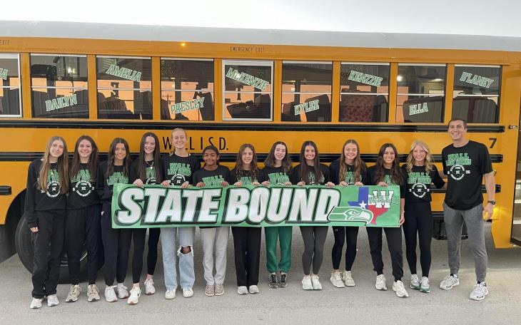 The Wall Lady Hawks ran to a fourth-place finish Friday morning at the UIL Cross Country State Championships in Round Rock.