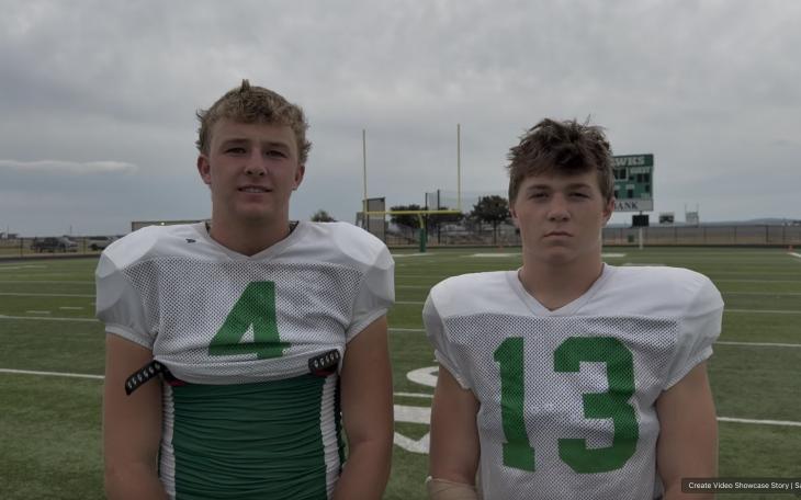 Wall Hawks Landon York and Jacob Braden