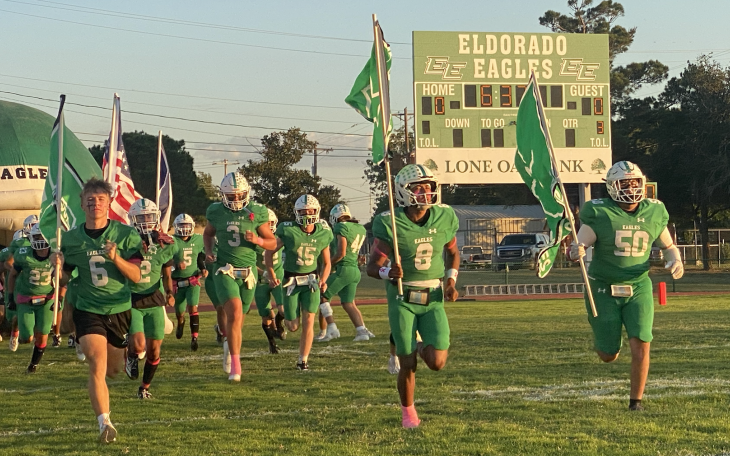 The Eldorado Eagles take the field