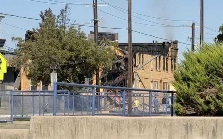 Building Demolished on Oakes Street