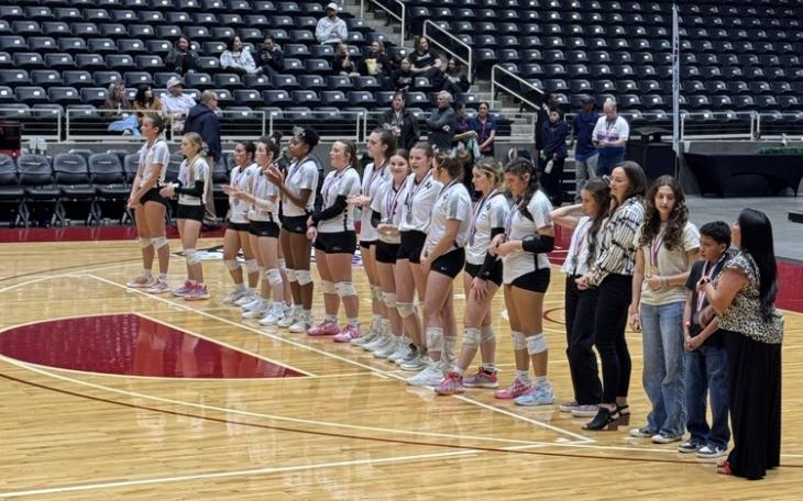 The Water Valley volleyball team fell one win short of its third state championship with a 25-18, 25-20, 25-9 loss to Blum on Thursday in the Class 1A state final at the Curtis Culwell Center in Garland.