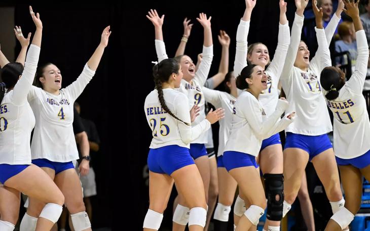 The Angelo State volleyball team will be the No. 3 seed in the NCAA Division II South Central Regional Tournament next week.