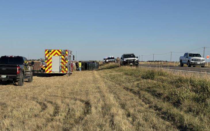 Single Vehicle Rollover on US 87 South on Sunday, Nov. 16.