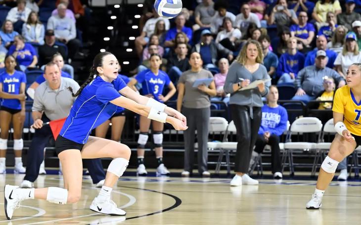 Angelo State junior Madi Parrish was named the South Central Regional Volleyball Player of the Year on Wednesday