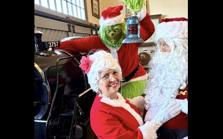 Santa’s Santa Fe Christmas will be held at the Railway Museum, 703 S. Chadbourne St., on Saturday, Dec. 13.