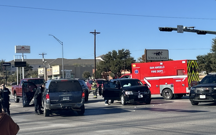 A crash at the intersection of Sherwood Way and FM 2288 on Wednesday morning caused one person to be taken to the hospital.