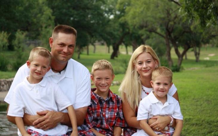 The Henry Family, Jimmy, Ashley, Cade, Wyatt and Trent (Photo Courtesy of the Ashley Henry Memorial Fund Facebook)