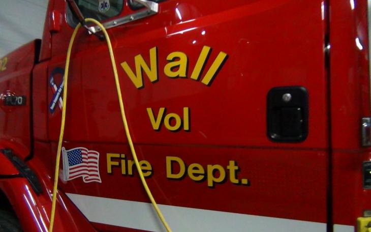 The Tanker truck at Wall FD (LIVE! photo by Cheyenne Benson)