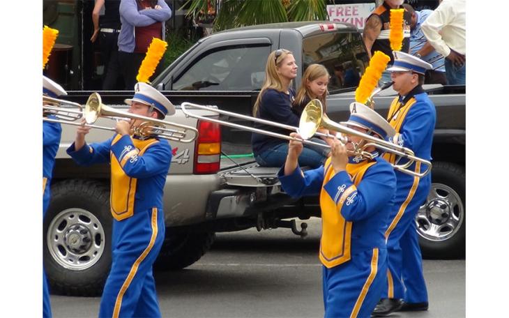 The ASU Homecoming Parade is a staple of Art-Ober Fest (LIVE! photo by Cheyenne Benson)