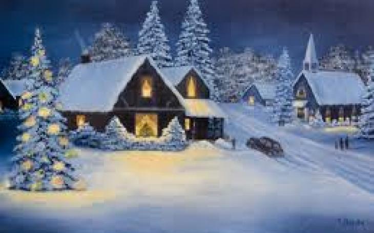 A typical Christmas card (photo courtesy of hdwallpapersinn.com)