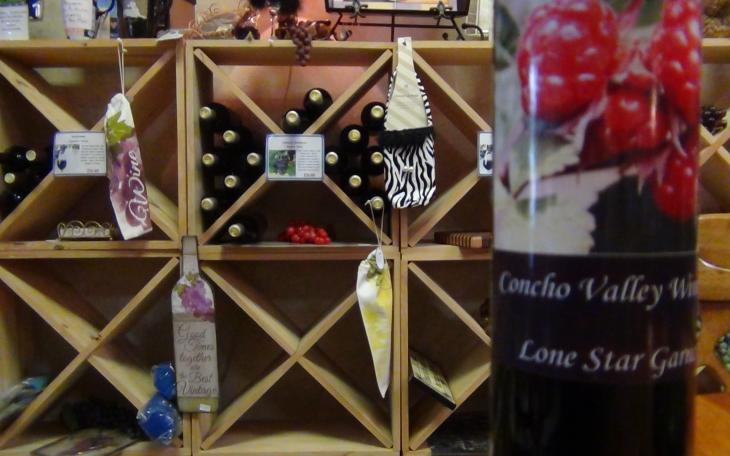 A bottle of wine from Concho Valley Winery (LIVE! photo by Cheyenne Benson)