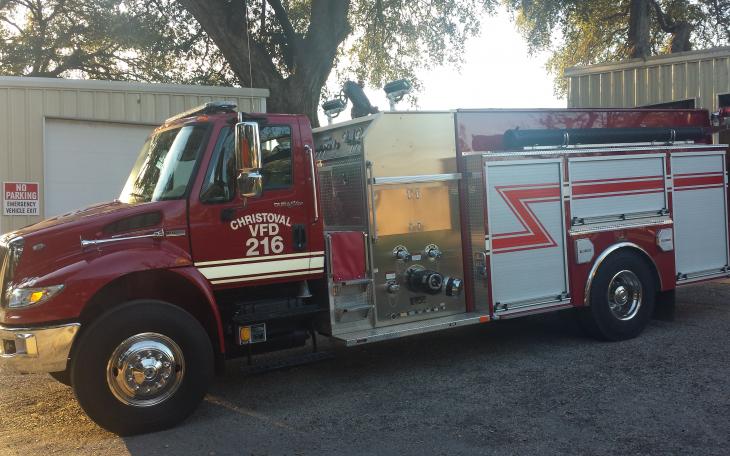 New CVFD Fire Truck (LIVE! photo/ Amanda Henson)