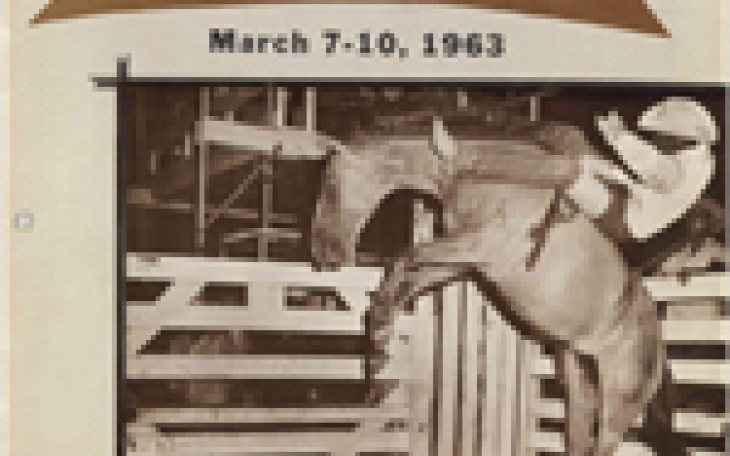 A  rodeo flyer from 1963