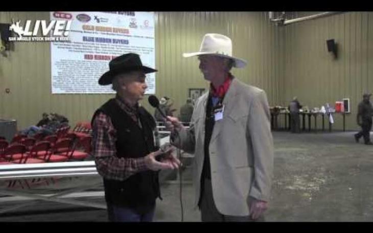Pierce Miller on the history of the San Angelo Stock Show and Rodeo. (LIVE! Photo/Ed Blackburn)