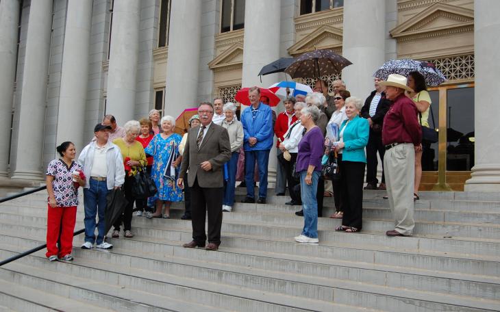 Andrew Coughlin is a bull rider and a bullfighter from South Dakota. (LIVE! Photo by Chelsea Schmid)