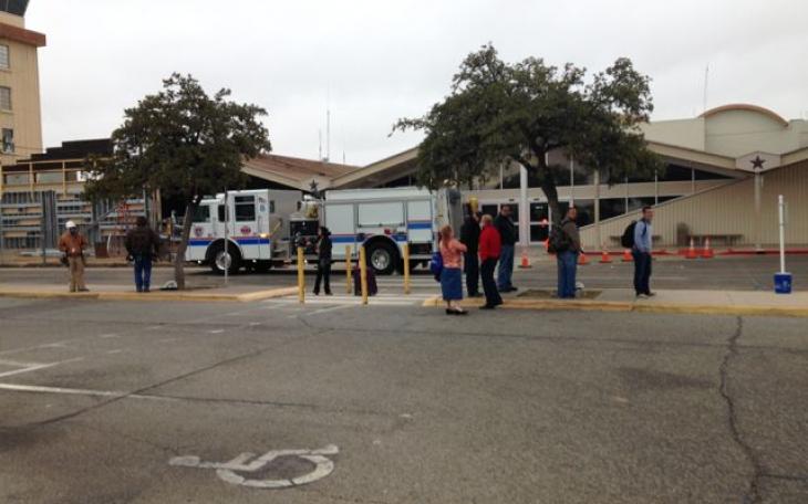 Mathis Field, the civil airport in San Angelo had a fire scare Friday morning.