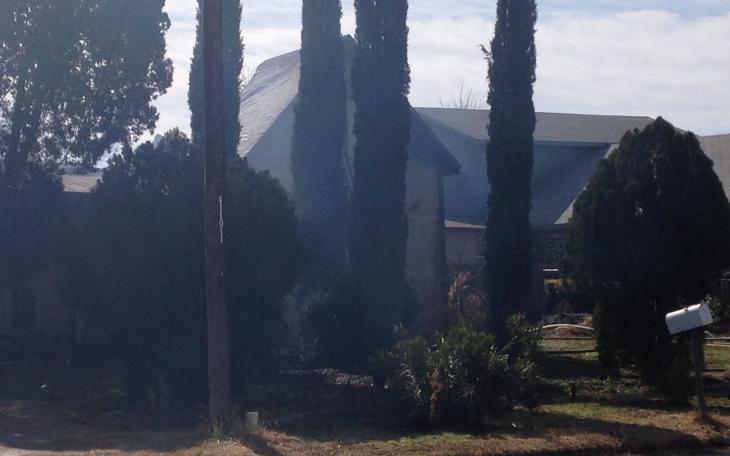 House fire at the 500 block of Pulliam St. in San Angelo, TX (LIVE! Photo/Joe Hyde)