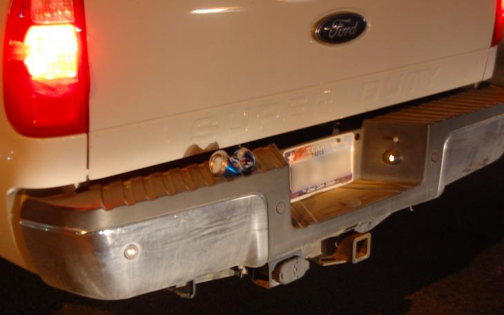 Possible DWI situation may have led to Friday evening's two-vehicle accident. (LIVE! Photo/John Basquez)