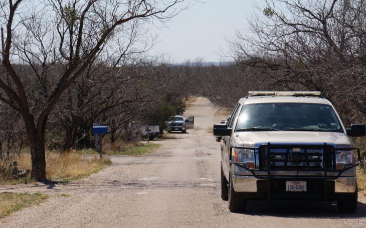 A male was killed Sunday afternoon and a female is in critical condition after a shooting at a residence near the intersection of FM 380 and Hohmann Ln. east of San Angelo on Mar. 30, 2014. (LIVE! Photo/John Basquez)