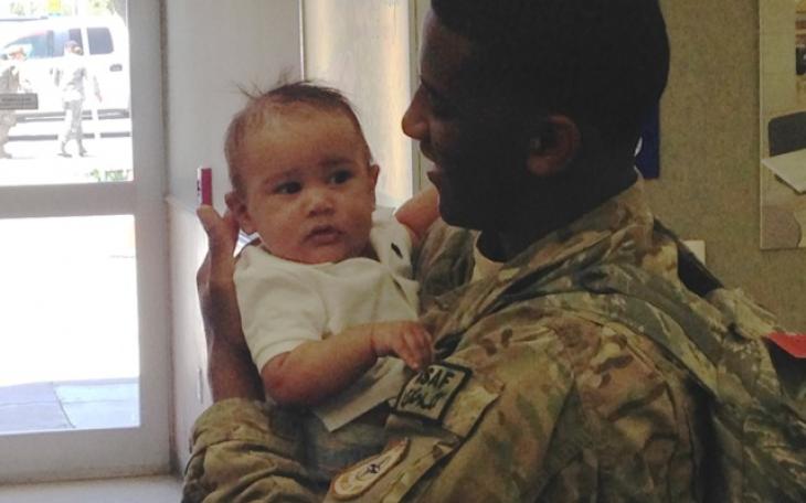 Eleven 17th SPS security police returned to happy families and friends from Afghanistan today. (LIVE! Photo/Joe Hyde)