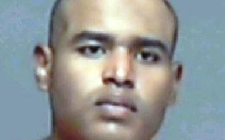 Peter Rios smiles for the camera on Saturday, following an arrest on drug charges. (Photo courtesy of SAPD)