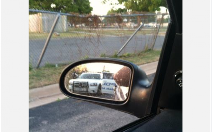 A photo posted on Derrik Juarez's Facebook wall around 8:00 p.m. yesterday bears the caption 'Shoot me I'm ready'. (Photo/Facebook)